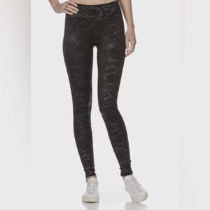 Spanx Faux Leather Camo Leggings